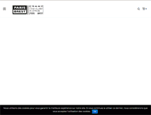 Tablet Screenshot of parisbrestproductions.com